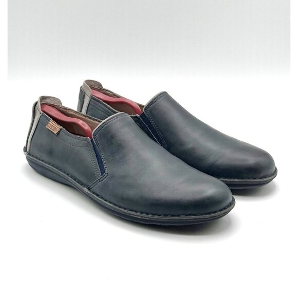 Pikolinos Men\'s Premium Leather Navy Slip On Loafer Shoes 43 (US 10.5) VGC